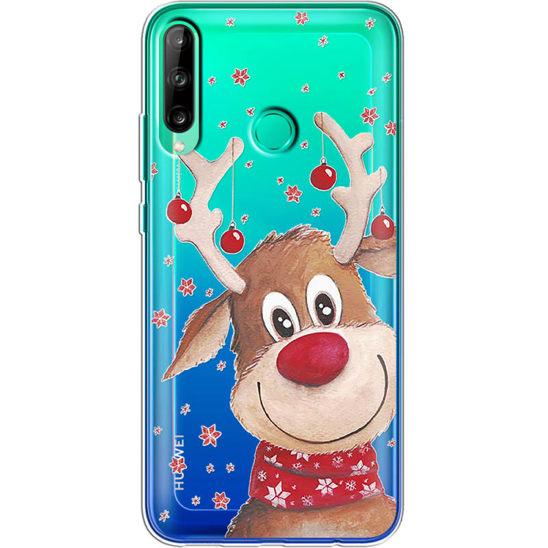 Прозрачный чехол BoxFace Huawei P40 Lite E Winter Deer