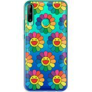 Прозрачный чехол BoxFace Huawei P40 Lite E Hippie Flowers