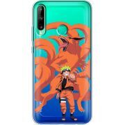 Прозрачный чехол BoxFace Huawei P40 Lite E Naruto and Kurama