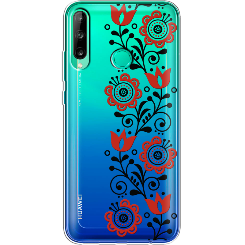 Прозрачный чехол BoxFace Huawei P40 Lite E Ethno Ornament