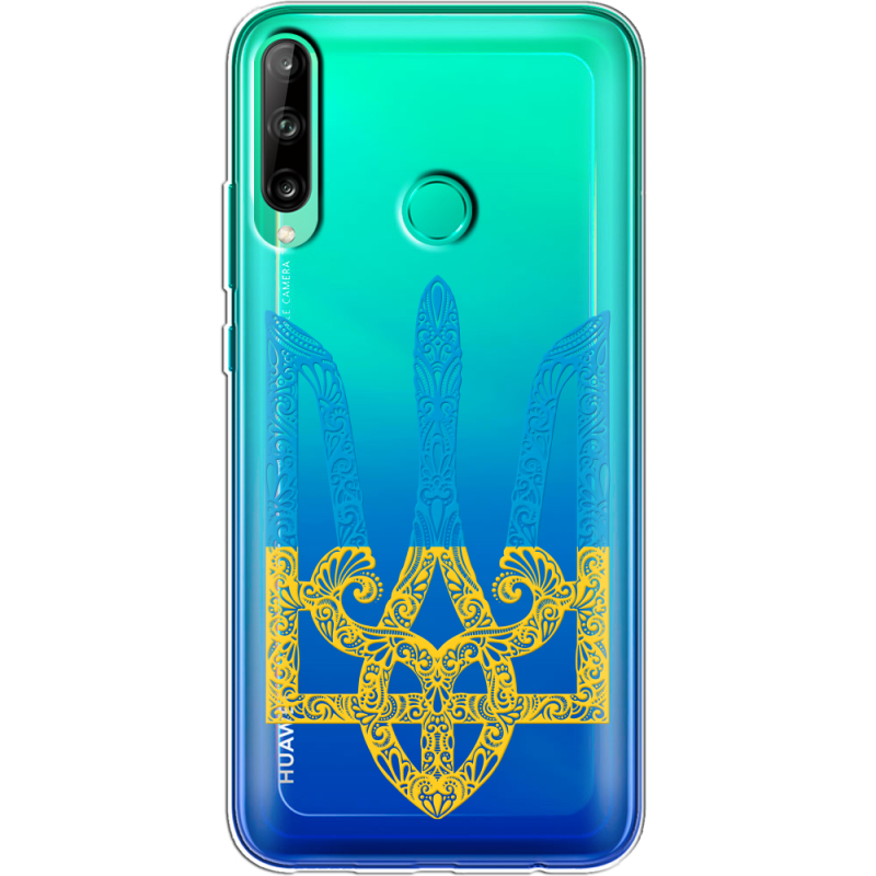 Прозрачный чехол BoxFace Huawei P40 Lite E Gold Trident