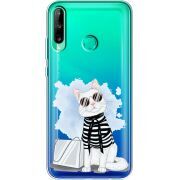 Прозрачный чехол BoxFace Huawei P40 Lite E Cat Style