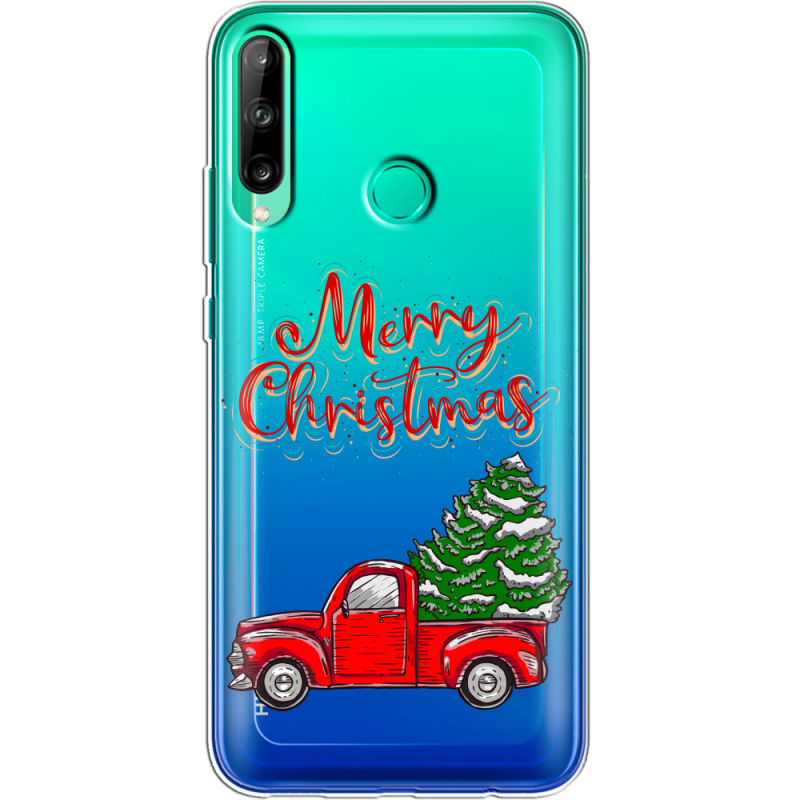 Прозрачный чехол BoxFace Huawei P40 Lite E Holiday Car