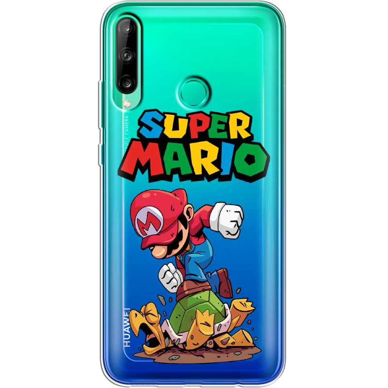 Прозрачный чехол BoxFace Huawei P40 Lite E Super Mario