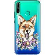 Прозрачный чехол BoxFace Huawei P40 Lite E Winking Fox