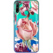 Прозрачный чехол BoxFace Huawei P40 Lite E Rose