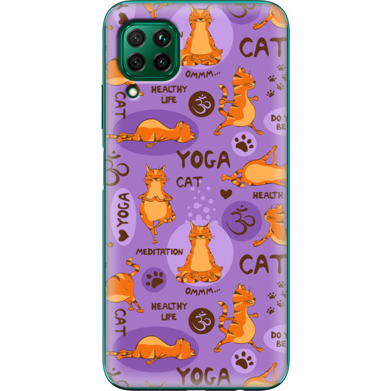 Чехол BoxFace Huawei P40 Lite Yoga Cat