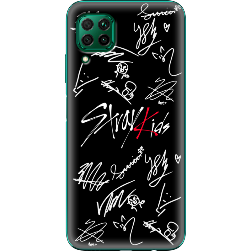 Чехол BoxFace Huawei P40 Lite Stray Kids автограф