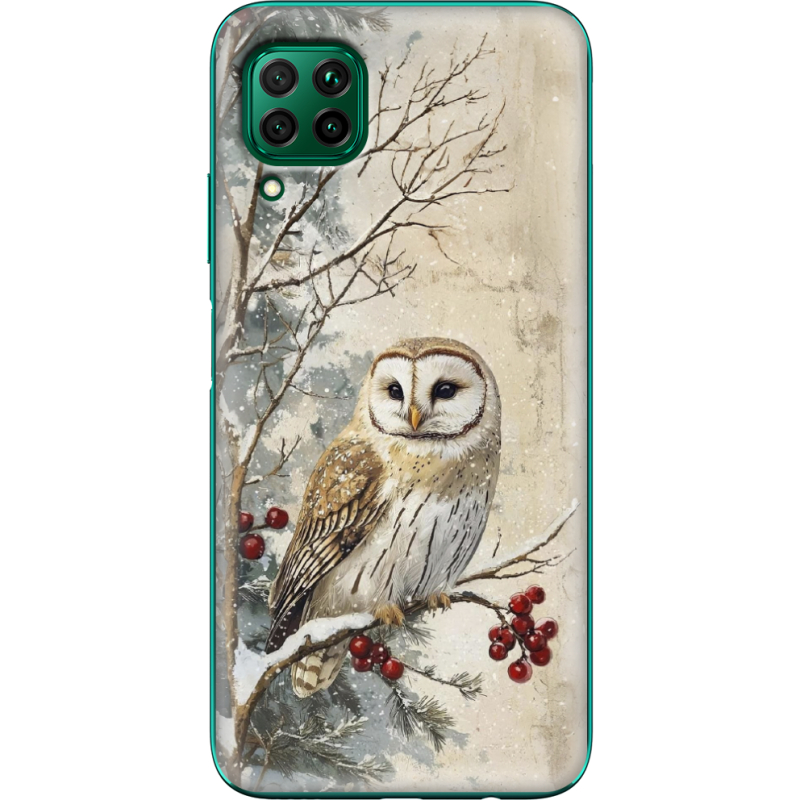 Чехол BoxFace Huawei P40 Lite Christmas Owl