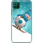 Чехол BoxFace Huawei P40 Lite Skier Snowman