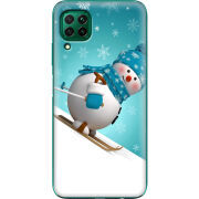 Чехол BoxFace Huawei P40 Lite Skier Snowman