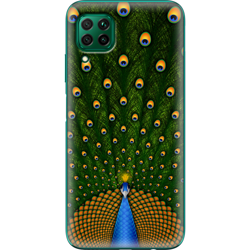 Чехол BoxFace Huawei P40 Lite Peacocks Tail