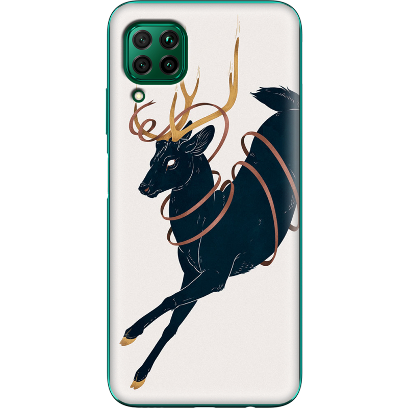 Чехол BoxFace Huawei P40 Lite Black Deer