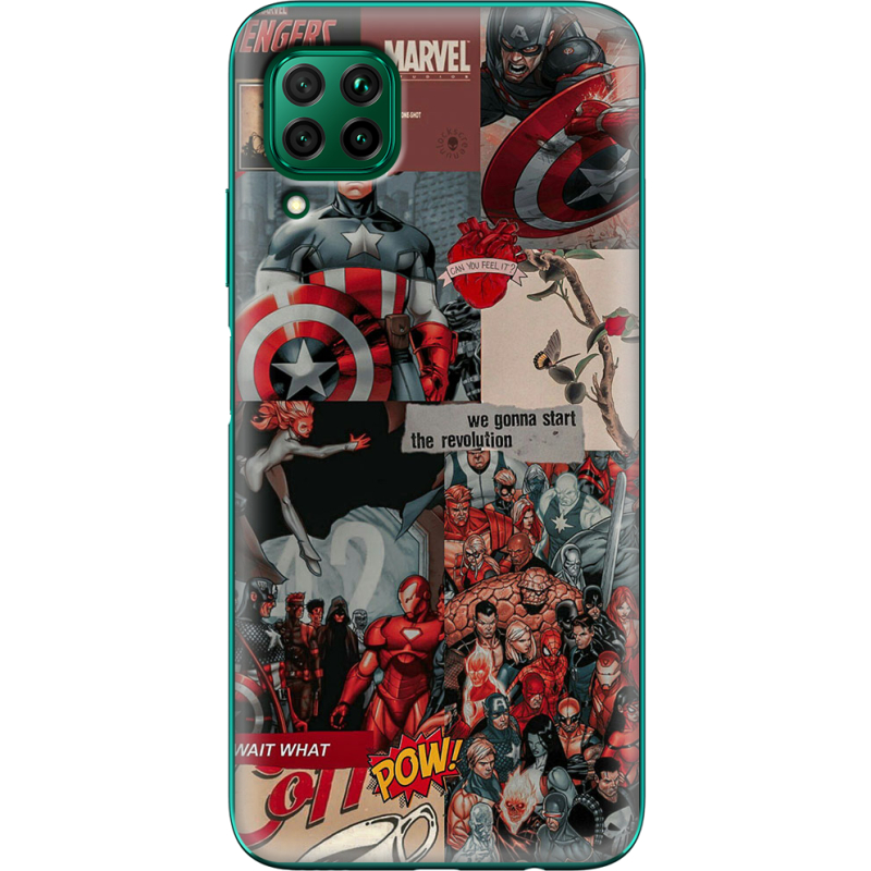 Чехол BoxFace Huawei P40 Lite Marvel Avengers