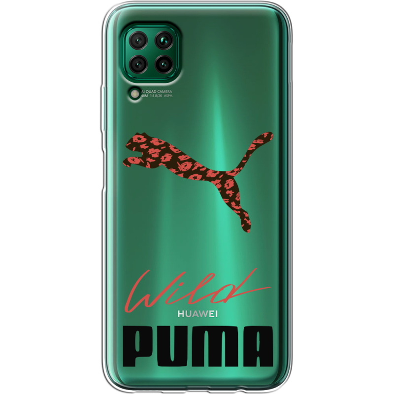 Прозрачный чехол BoxFace Huawei P40 Lite Wild Cat