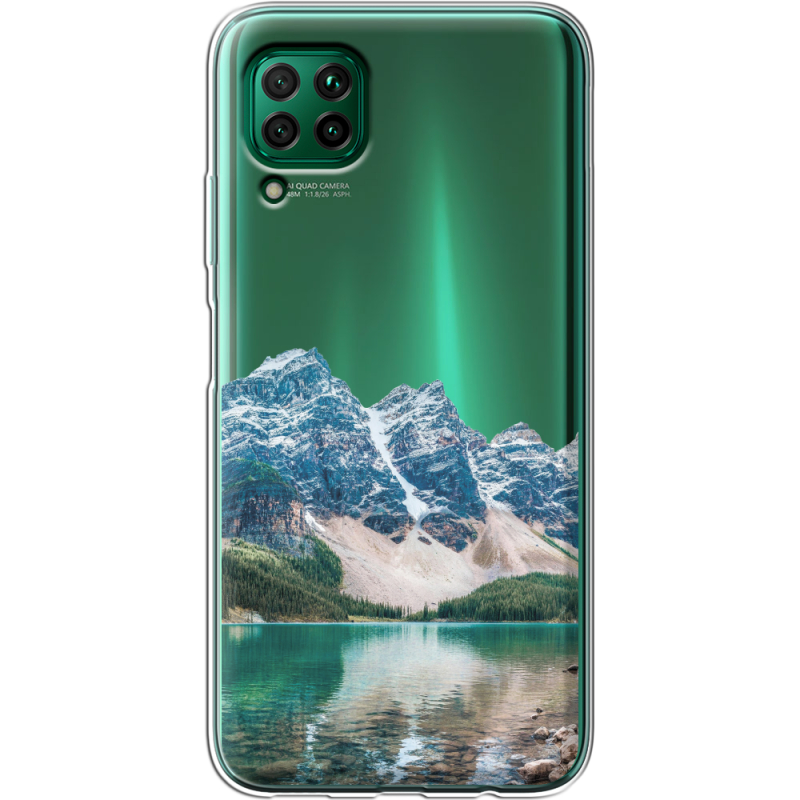 Прозрачный чехол BoxFace Huawei P40 Lite Blue Mountain