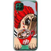 Прозрачный чехол BoxFace Huawei P40 Lite Winter Puggy