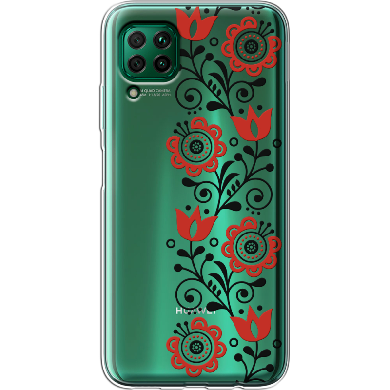 Прозрачный чехол BoxFace Huawei P40 Lite Ethno Ornament