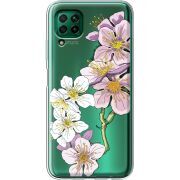 Прозрачный чехол BoxFace Huawei P40 Lite Cherry Blossom
