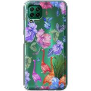 Прозрачный чехол BoxFace Huawei P40 Lite Flamingo