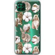 Прозрачный чехол BoxFace Huawei P40 Lite Cotton and Rabbits