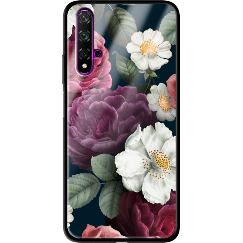 Защитный чехол BoxFace Glossy Panel Huawei Nova 5T Peonies