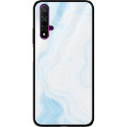 Защитный чехол BoxFace Glossy Panel Huawei Nova 5T Light Marble