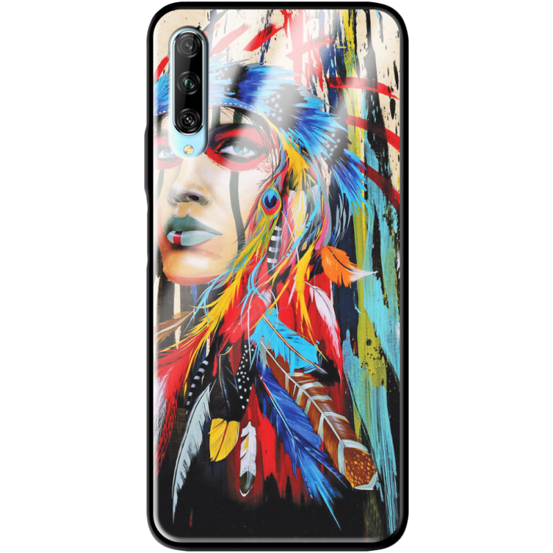 Защитный чехол BoxFace Glossy Panel Huawei P Smart Pro Feather Girl