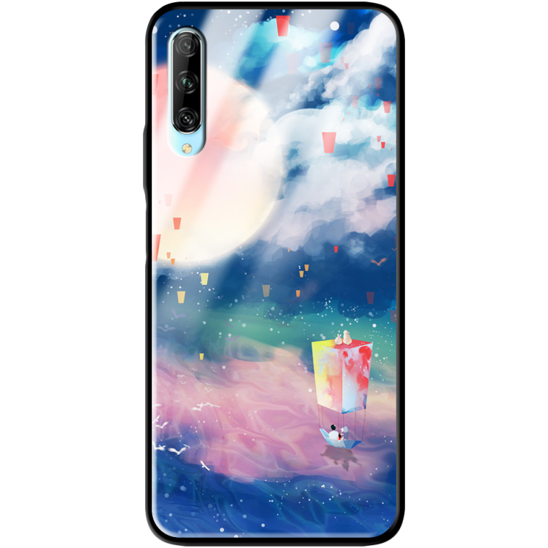 Защитный чехол BoxFace Glossy Panel Huawei P Smart Pro Dreamy Clouds