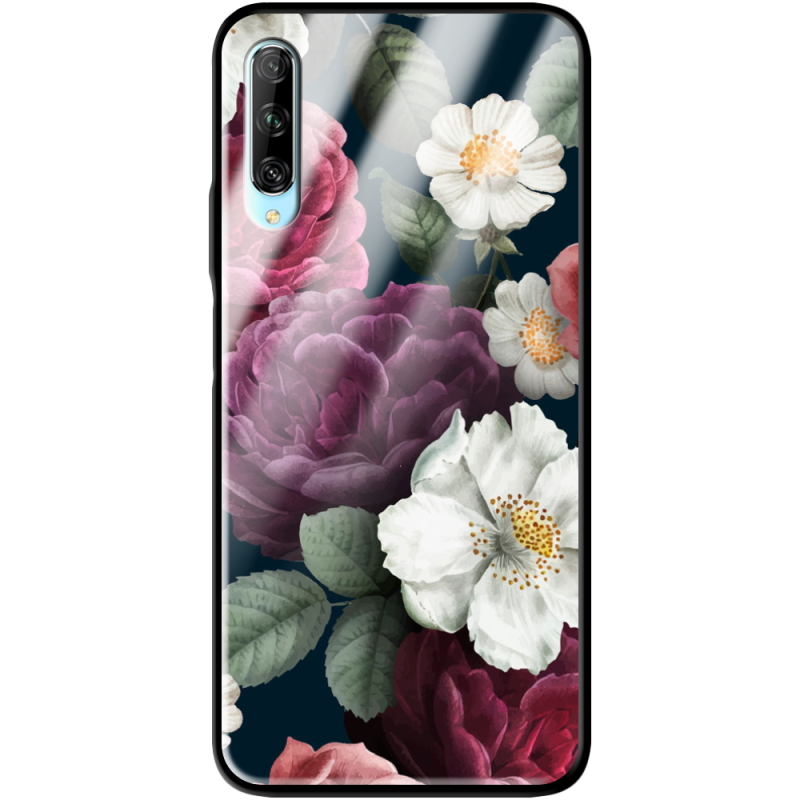 Защитный чехол BoxFace Glossy Panel Huawei P Smart Pro Peonies