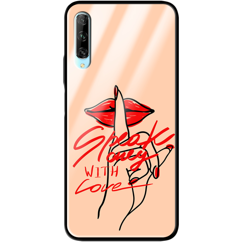 Защитный чехол BoxFace Glossy Panel Huawei P Smart Pro Speak Only Whith Love