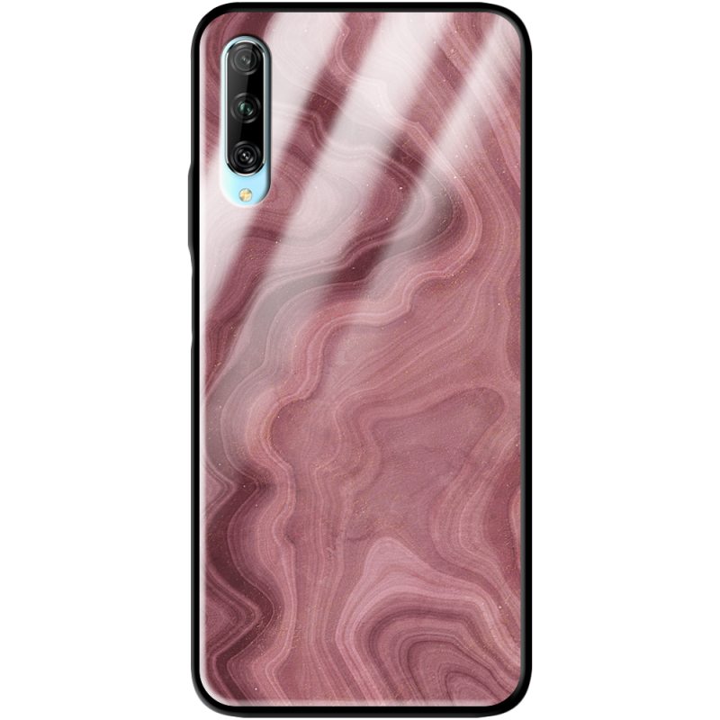 Защитный чехол BoxFace Glossy Panel Huawei P Smart Pro DarkRed Marble