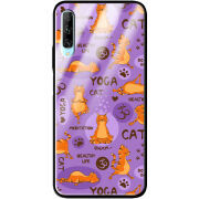 Защитный чехол BoxFace Glossy Panel Huawei P Smart Pro Yoga Cat