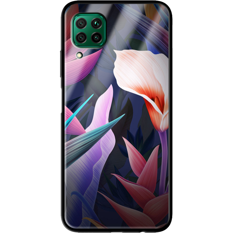 Защитный чехол BoxFace Glossy Panel Huawei P40 Lite Calla Flower