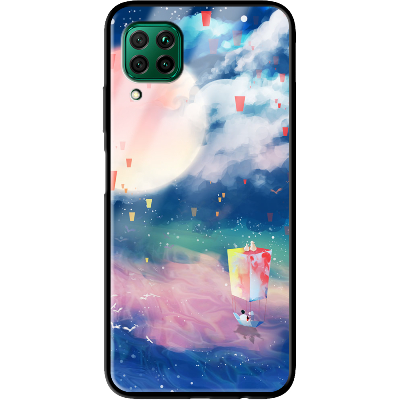 Защитный чехол BoxFace Glossy Panel Huawei P40 Lite Dreamy Clouds
