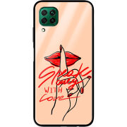 Защитный чехол BoxFace Glossy Panel Huawei P40 Lite Speak Only Whith Love