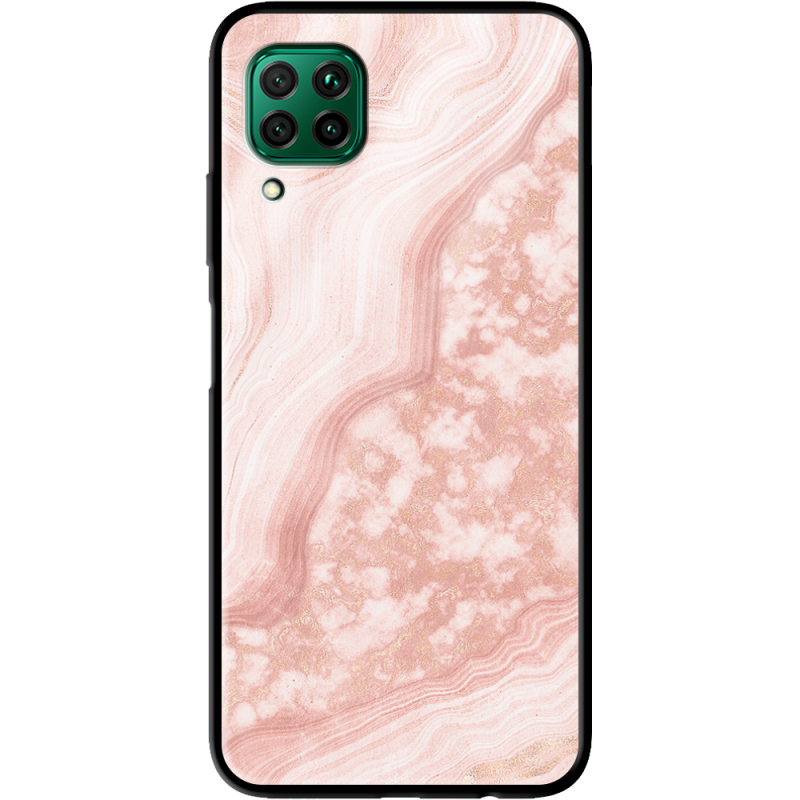 Защитный чехол BoxFace Glossy Panel Huawei P40 Lite Pink Marble