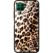 Защитный чехол BoxFace Glossy Panel Huawei P40 Lite Leopard Fur