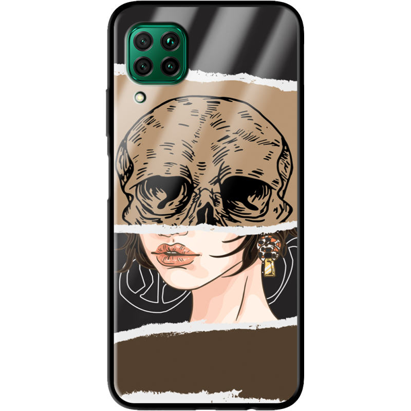 Защитный чехол BoxFace Glossy Panel Huawei P40 Lite Skull-Girl