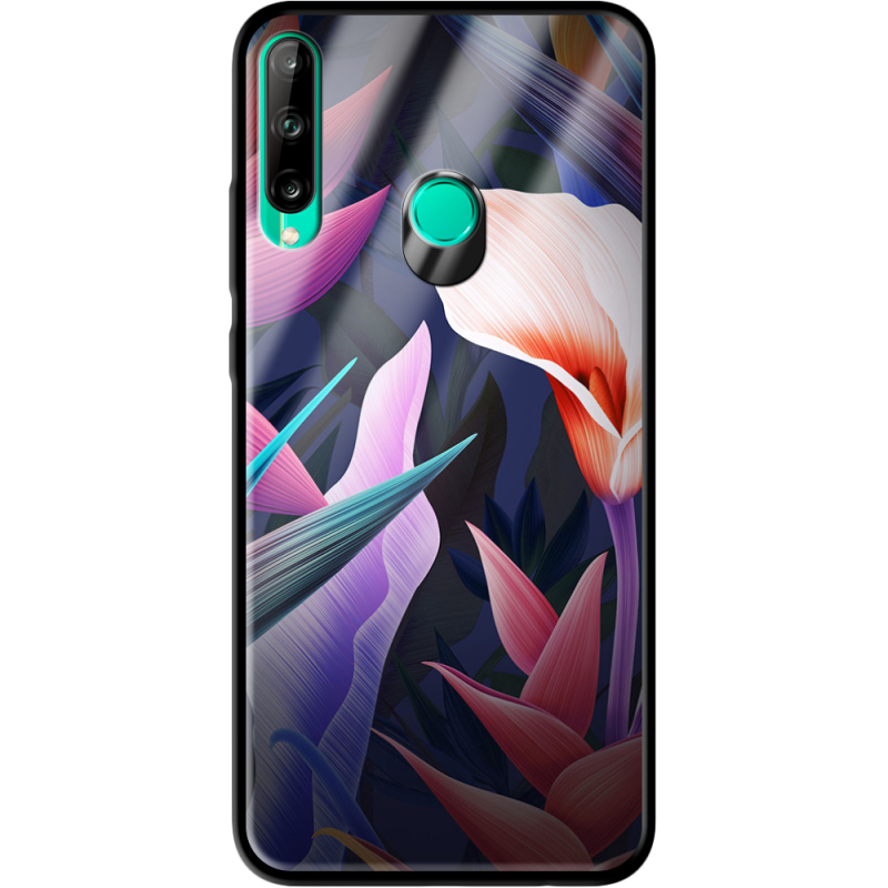 Защитный чехол BoxFace Glossy Panel Huawei P40 Lite E Calla Flower