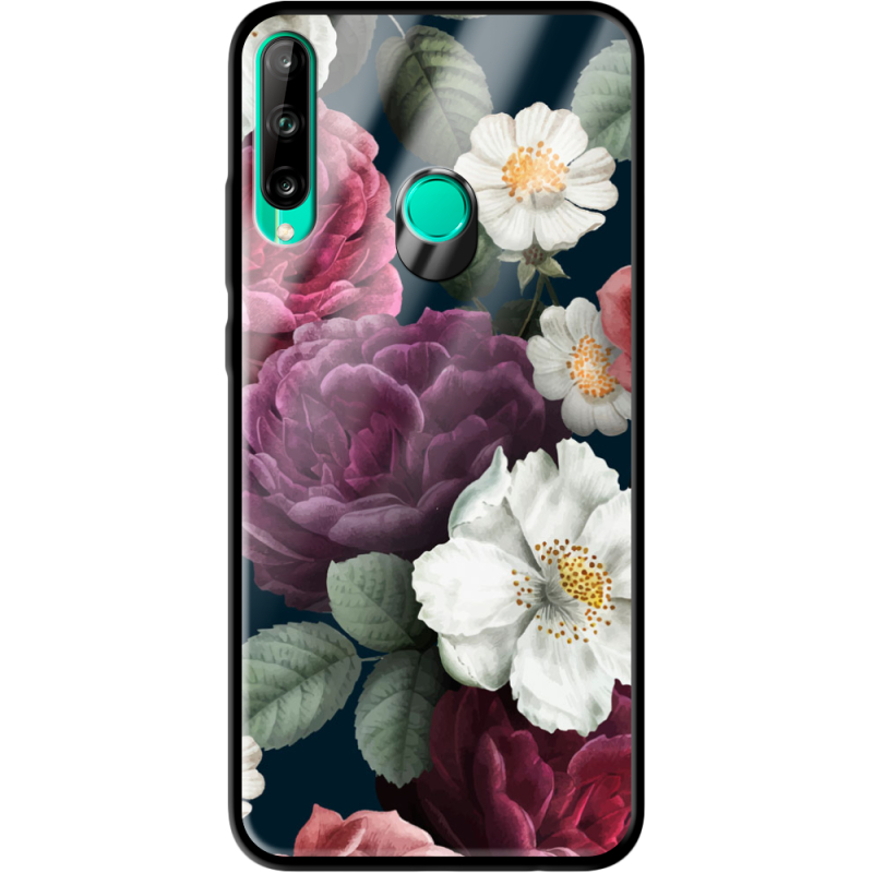 Защитный чехол BoxFace Glossy Panel Huawei P40 Lite E Peonies