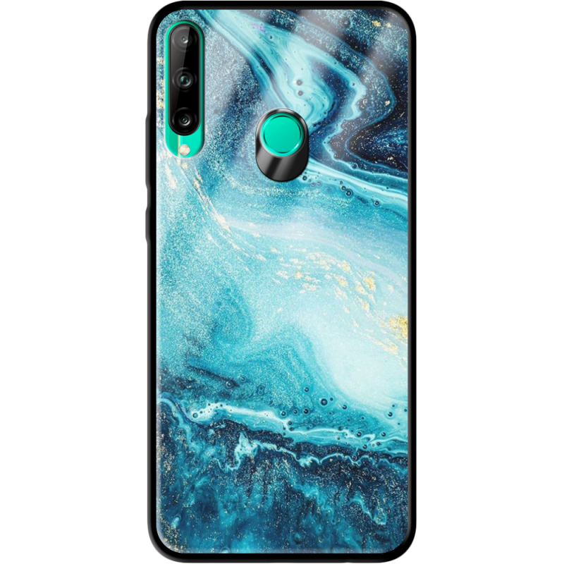 Защитный чехол BoxFace Glossy Panel Huawei P40 Lite E Blue Marble