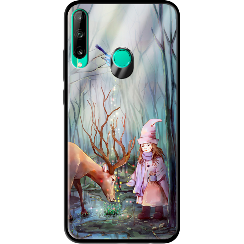 Защитный чехол BoxFace Glossy Panel Huawei P40 Lite E Girl And Deer