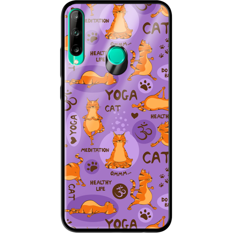 Защитный чехол BoxFace Glossy Panel Huawei P40 Lite E Yoga Cat