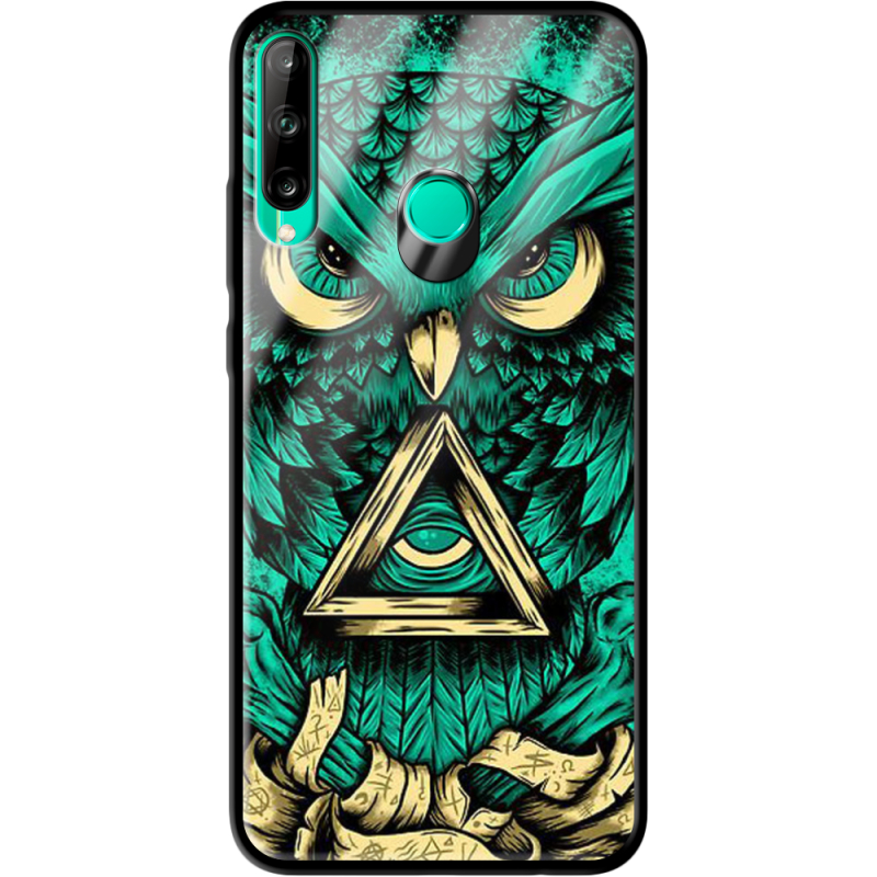 Защитный чехол BoxFace Glossy Panel Huawei P40 Lite E Masonic Owl