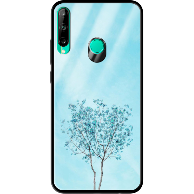 Защитный чехол BoxFace Glossy Panel Huawei P40 Lite E Blue Tree