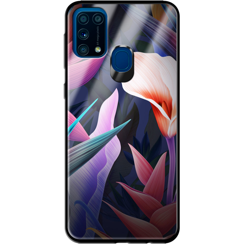 Защитный чехол BoxFace Glossy Panel Samsung Galaxy M31 Calla Flower