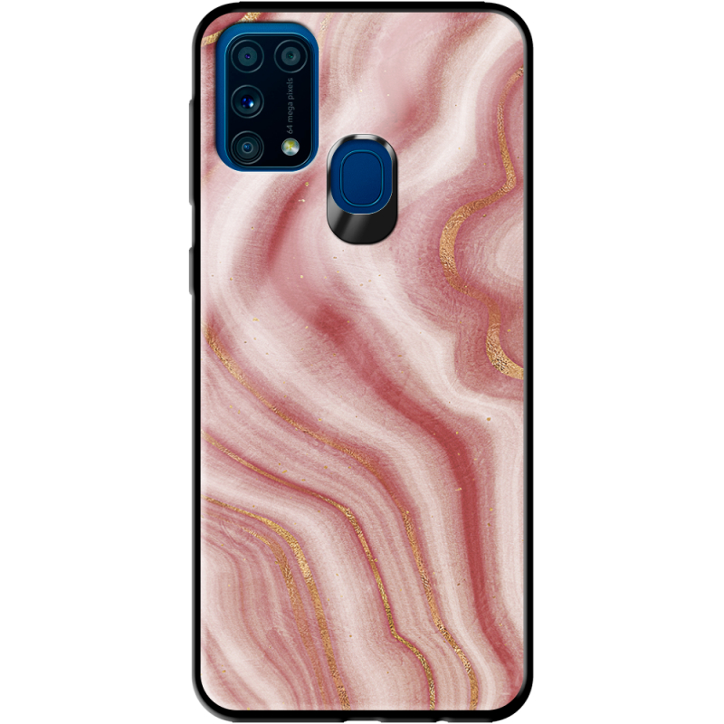 Защитный чехол BoxFace Glossy Panel Samsung Galaxy M31 Print Marble