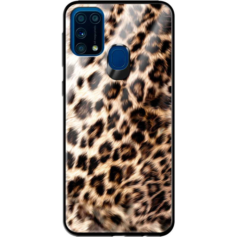 Защитный чехол BoxFace Glossy Panel Samsung Galaxy M31 Leopard Fur