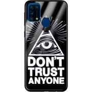 Защитный чехол BoxFace Glossy Panel Samsung Galaxy M31 Dont Trust Anyone